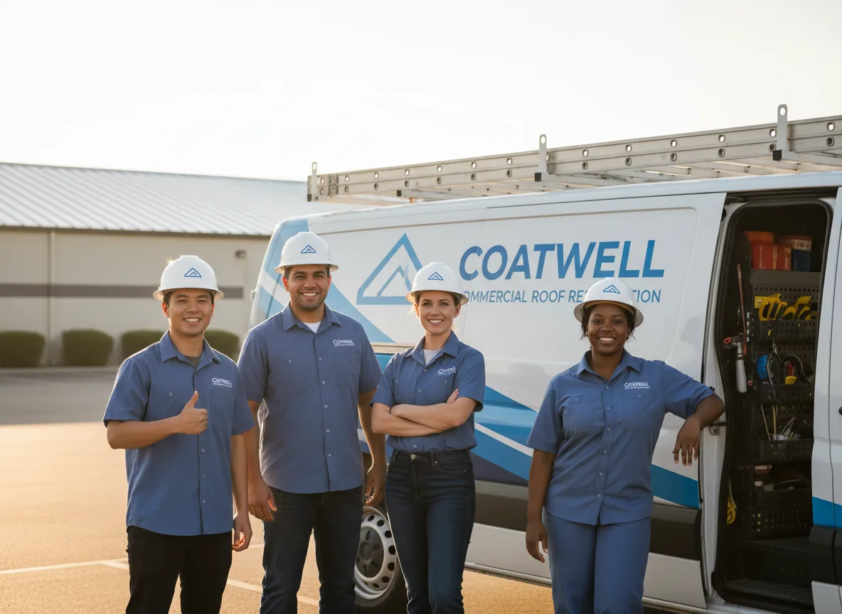 Commercial roof coating company in Loda, IL